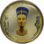 Egitto, ficha, Trésors d'Egypte, Nefertiti, 2007/AH1428, Rame-nichel