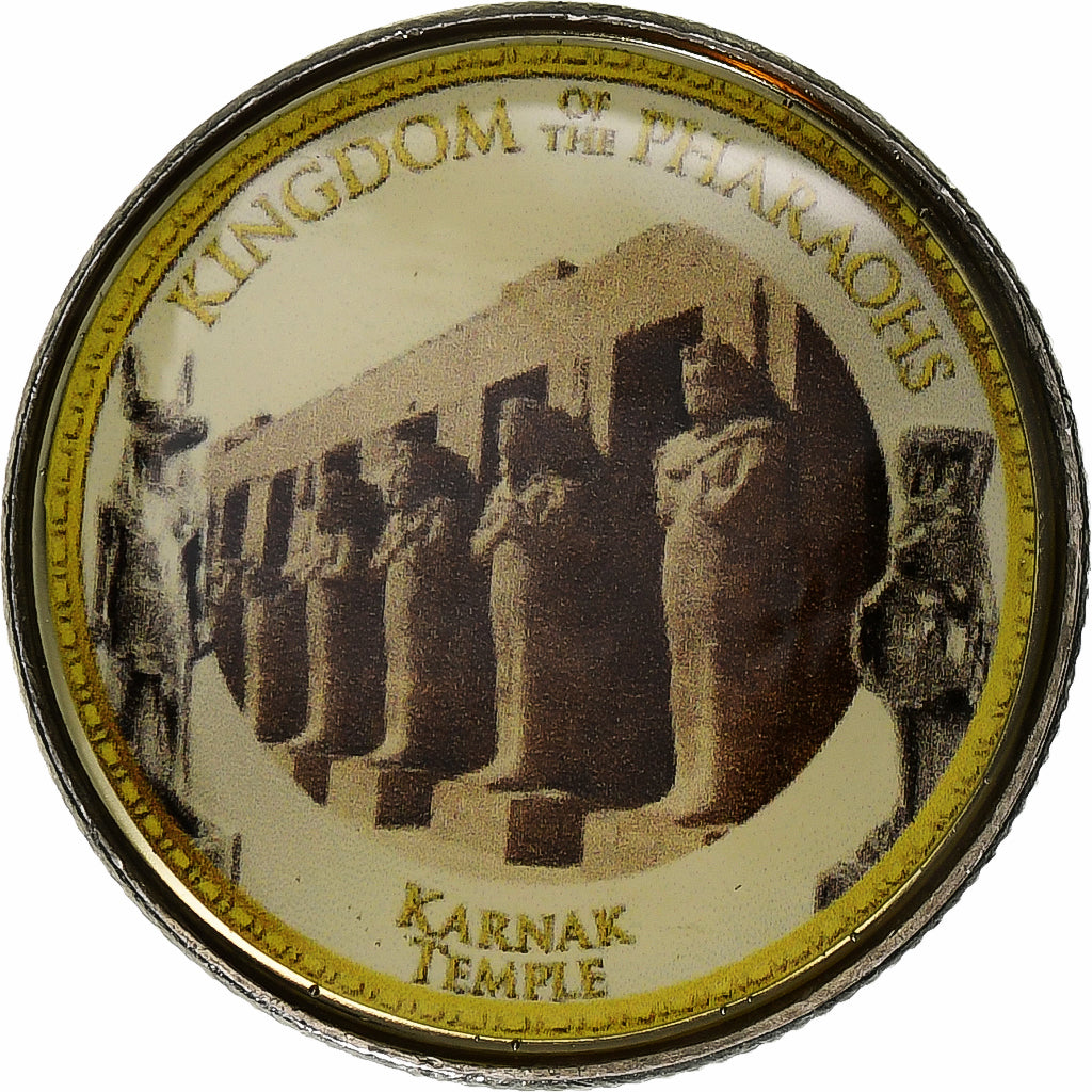 Egipto, zeton, Trésors des Pharaons, Temple of Karnak, 2008/AH1429, Cobre -