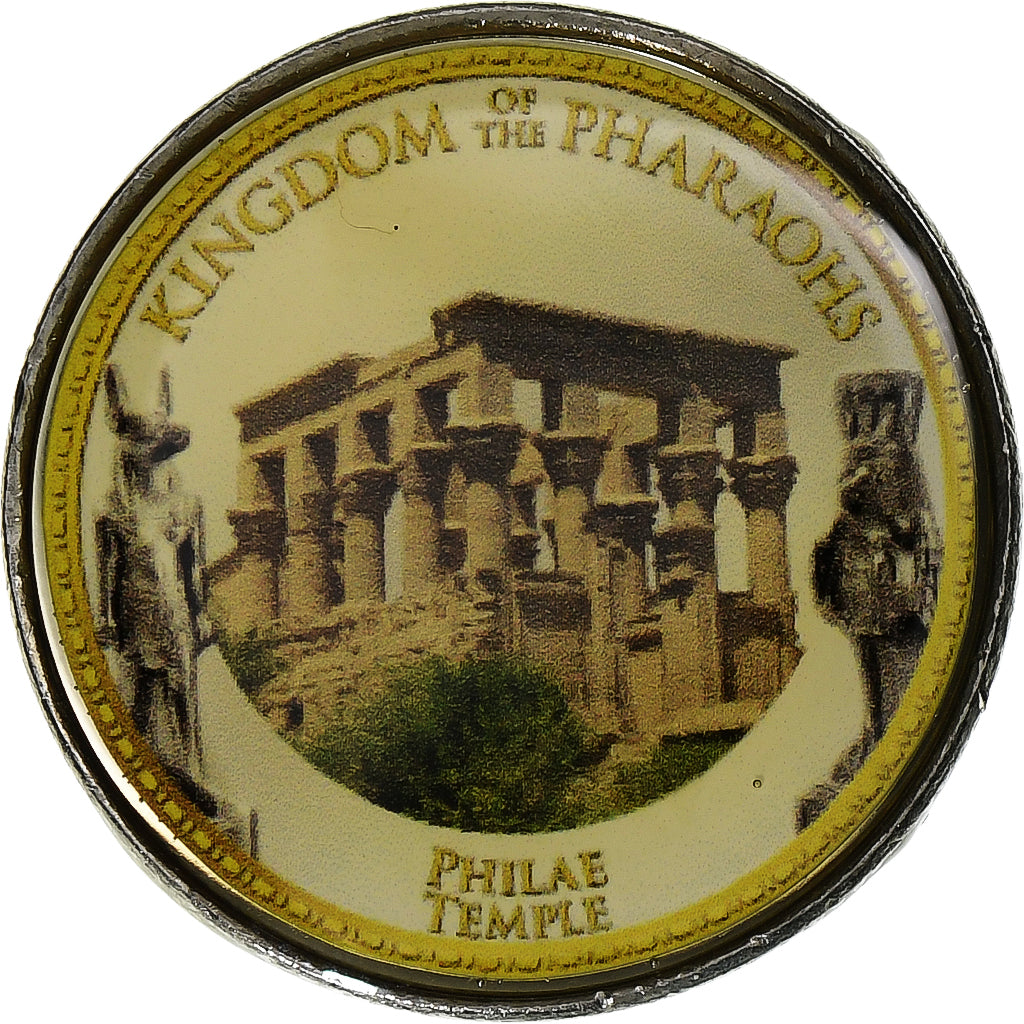 Egipto, zeton, Trésors des Pharaons, Temple Philae, 2010/AH1431, Cobre -