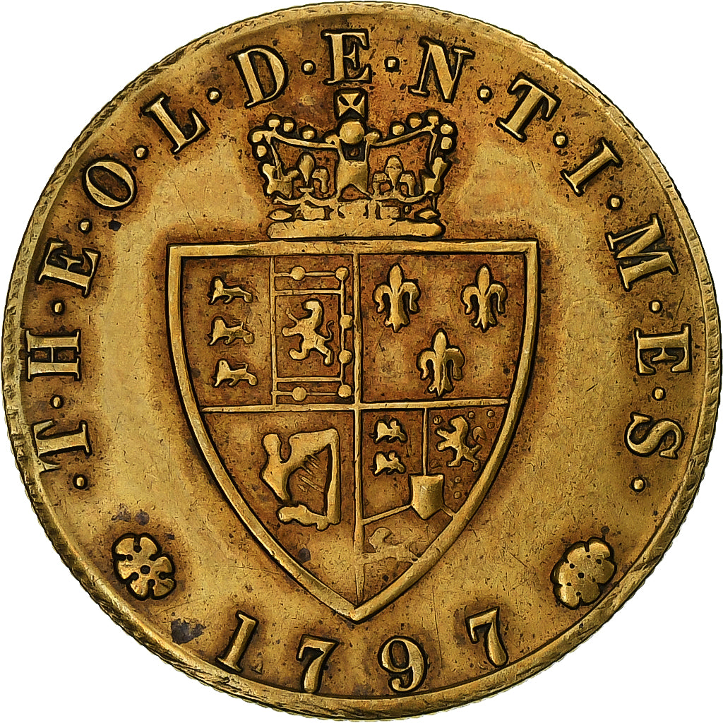 Grande-Bretagne, Jeton, 1797, Cuivre, Georges III, SUP