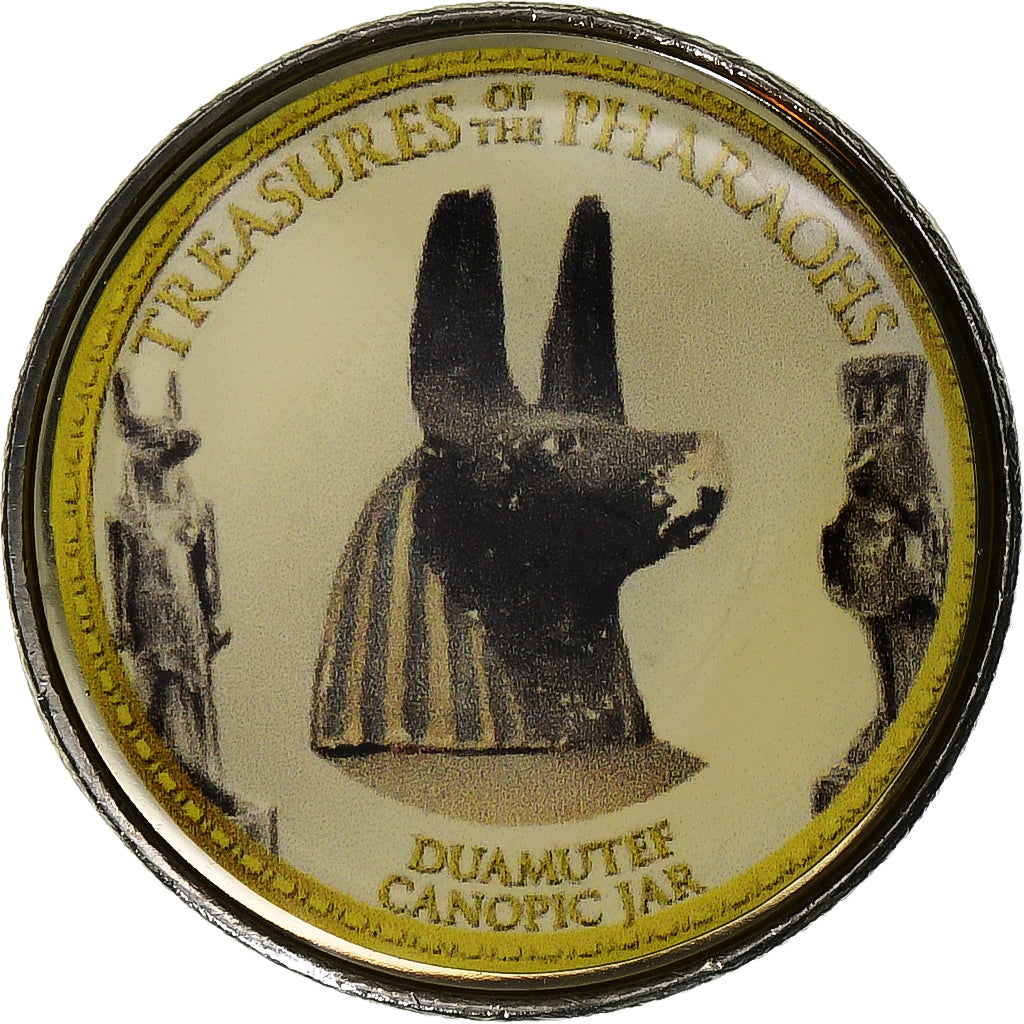 Egypt, Token, Trésors des Pharaons, Duamutef Canopic Jar, 2008/AH1429