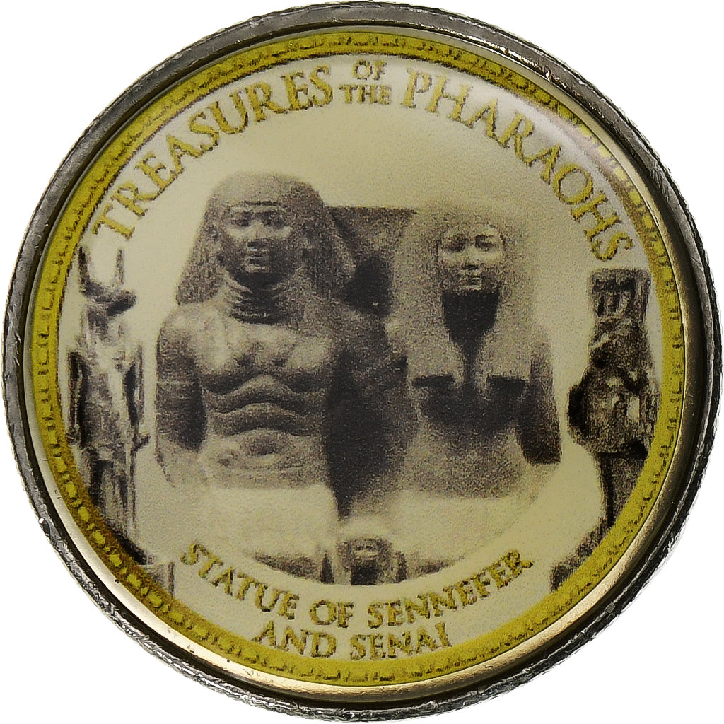 Egipt, Token, Trésors des Pharaons, Statue of Sennefer And Senai, 2010/AH1431