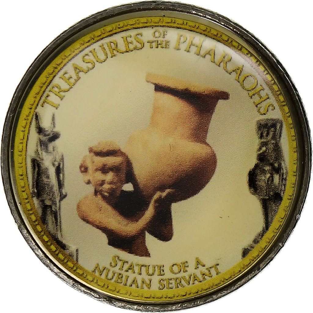Egypte, Token, Trésors des Pharaons, Statue of A Nubian Servant, 2010/AH1431