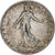 Francia, 2 Francs, Semeuse, 1909, Paris, Argento, BB, Gadoury:532, KM:845.1