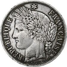 France, 5 Francs, Cérès, 1850, Paris, Silver, EF(40-45), Gadoury:719, KM:761.1