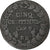 France, 5 Centimes, Dupré, AN 7 (1798-1799), Strasbourg, Bronze, F(12-15)