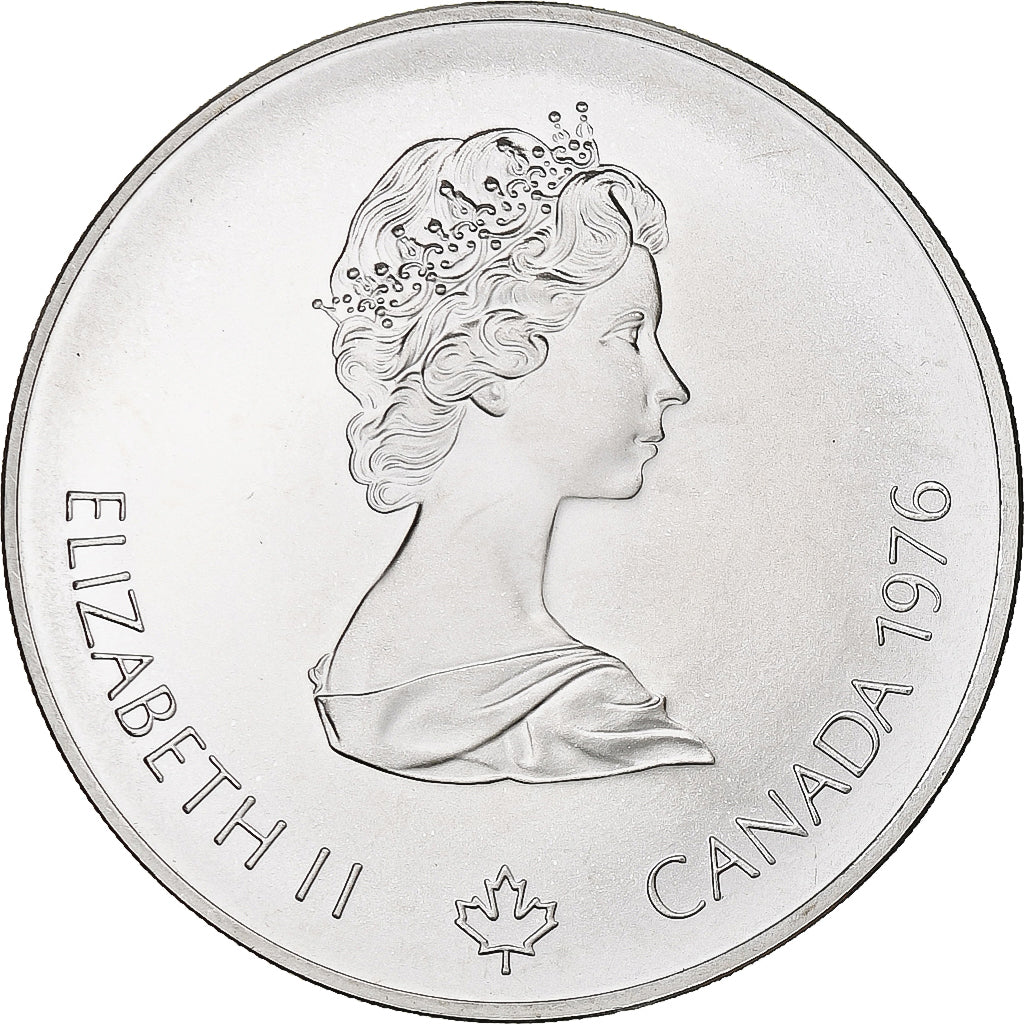 Canada, Elizabeth II, 5 Dollars, 1976, Royal Canadian Mint, Silver, MS(65-70)
