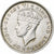 MALEZJA, George VI, 10 Cents, 1941, Srebro, AU(55-58), KM:4