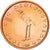Eslovénia, Euro Cent, 2008, Aço Cromado a Cobre, MS(65-70), KM:68