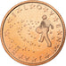 Słowenia, 5 Euro Cent, 2008, Miedź platerowana stalą, MS(65-70), KM:70