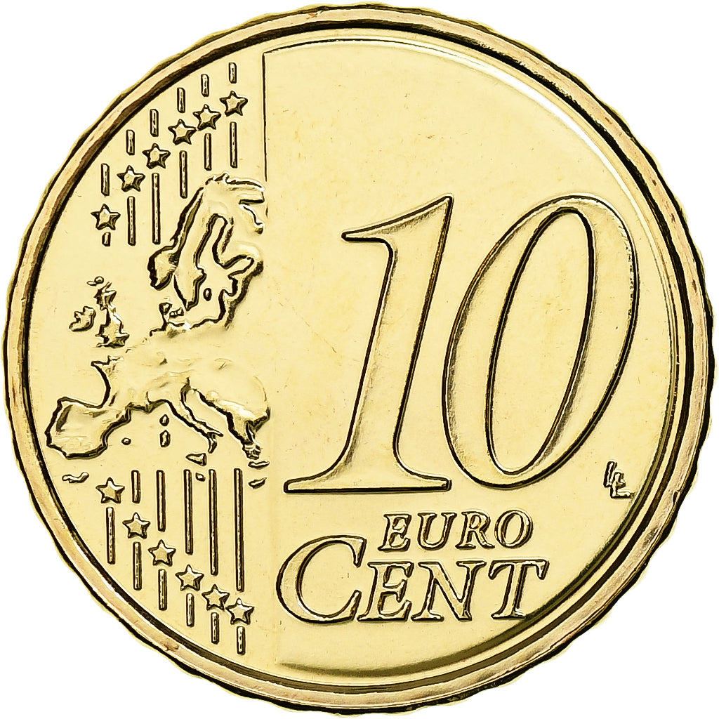 Slovénie, 10 Euro Cent, 2008, Laiton, FDC, KM:71