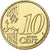 Eslovénia, 10 Euro Cent, 2008, Latão, MS(65-70), KM:71