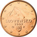 Eslováquia, Euro Cent, 2009, Kremnica, Aço Cromado a Cobre, MS(65-70), KM:95