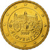 Eslováquia, 10 Euro Cent, 2009, Kremnica, Latão, MS(65-70), KM:98