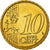 Słowacja, 10 Euro Cent, 2009, Kremnica, Mosiądz, MS(65-70), KM:98