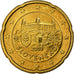 Słowacja, 20 Euro Cent, 2009, Kremnica, Mosiądz, MS(65-70), KM:99