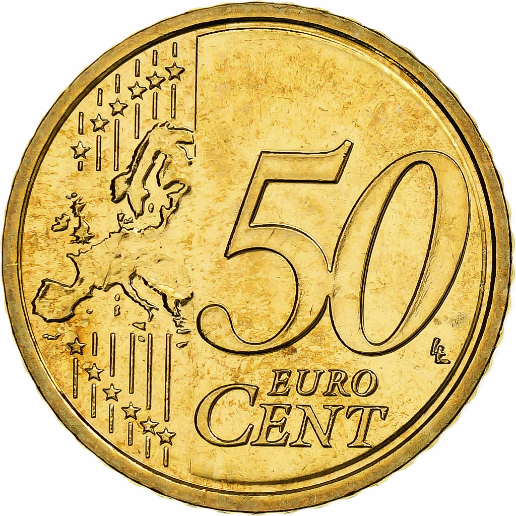 Słowacja, 50 Euro Cent, 2009, Kremnica, Mosiądz, MS(65-70), KM:100