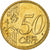 Słowacja, 50 Euro Cent, 2009, Kremnica, Mosiądz, MS(65-70), KM:100
