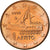 Grecia, Euro Cent, 2008, Athens, Cobre chapado en acero, FDC, KM:181