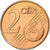 Greece, 2 Euro Cent, 2008, Athens, Copper Plated Steel, MS(65-70), KM:182