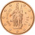 San Marino, 2 Euro Cent, 2008, Rome, Cobre chapado en acero, FDC, KM:441