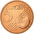 San Marino, 5 Euro Cent, 2008, Rome, Copper Plated Steel, STGL, KM:442