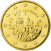 San Marino, 50 Euro Cent, 2008, Rome, Latão, MS(65-70), KM:484