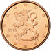 Finland, Euro Cent, 2010, Vantaa, Copper Plated Steel, MS(65-70), KM:98