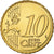 Finlandia, 10 Euro Cent, 2010, Vantaa, Mosiądz, MS(65-70), KM:126