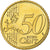Finlandia, 50 Euro Cent, 2010, Vantaa, Mosiądz, MS(65-70), KM:128