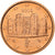Italie, Euro Cent, 2008, Rome, Cuivre plaqué acier, FDC, KM:210