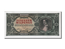 Hungary, 100,000 Milpengö, 1946, KM #127, 1946-04-29, UNC(65-70), 084204