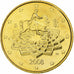 Italy, 50 Euro Cent, 2008, Rome, Brass, MS(65-70), KM:249