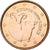 Chipre, Euro Cent, 2009, Aço Cromado a Cobre, MS(65-70), KM:78