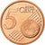 Cipro, 5 Euro Cent, 2009, Acciaio placcato rame, FDC, KM:80
