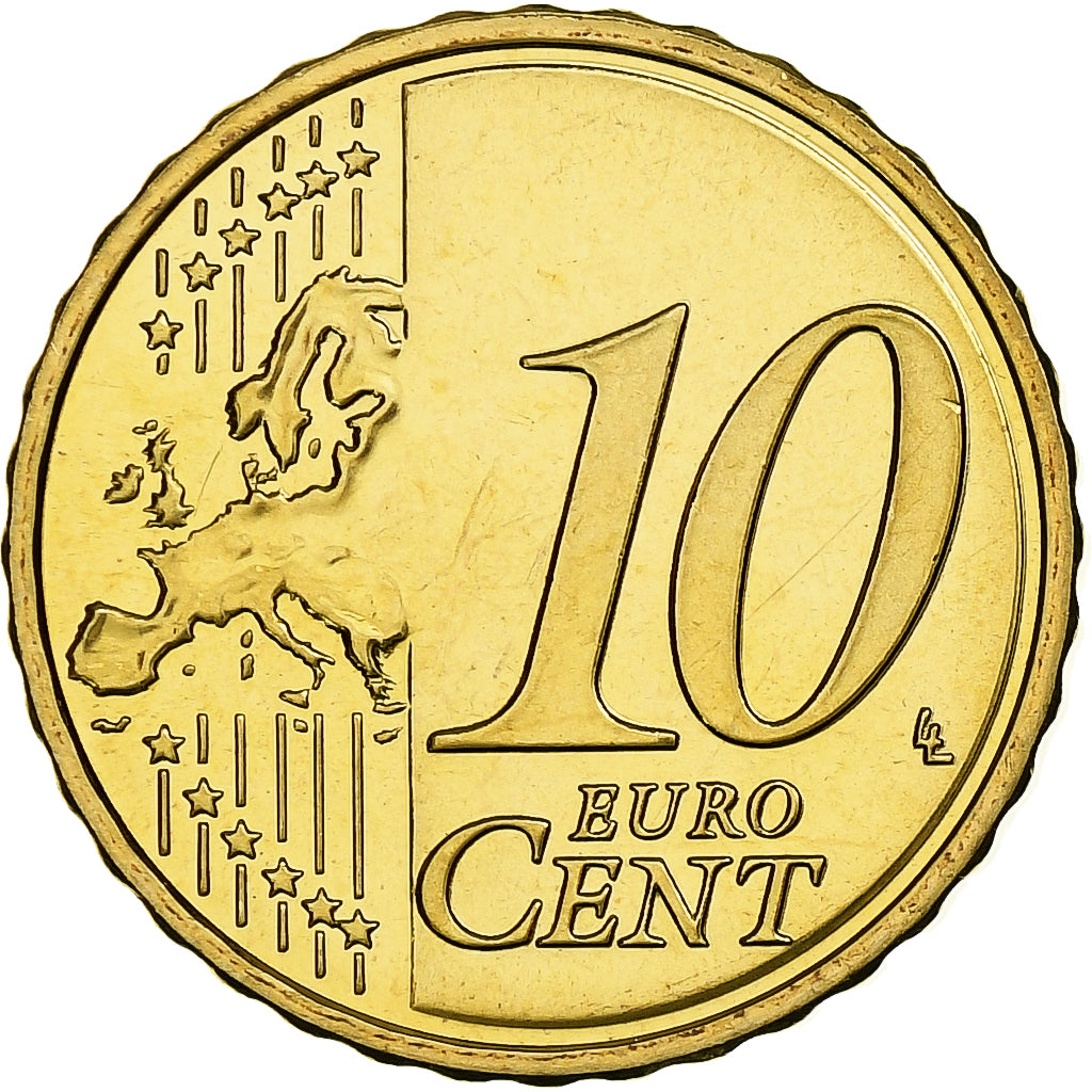 Zypern, 10 Euro Cent, 2009, Messing, STGL, KM:81