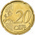 Chipre, 20 Euro Cent, 2009, Latão, MS(65-70), KM:82