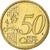 Chipre, 50 Euro Cent, 2009, Latão, MS(65-70), KM:83
