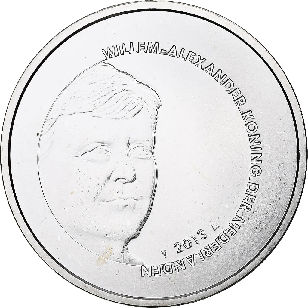 Netherlands, Willem-Alexander, 5 Euro, 2013, Silver, MS(65-70), KM:333
