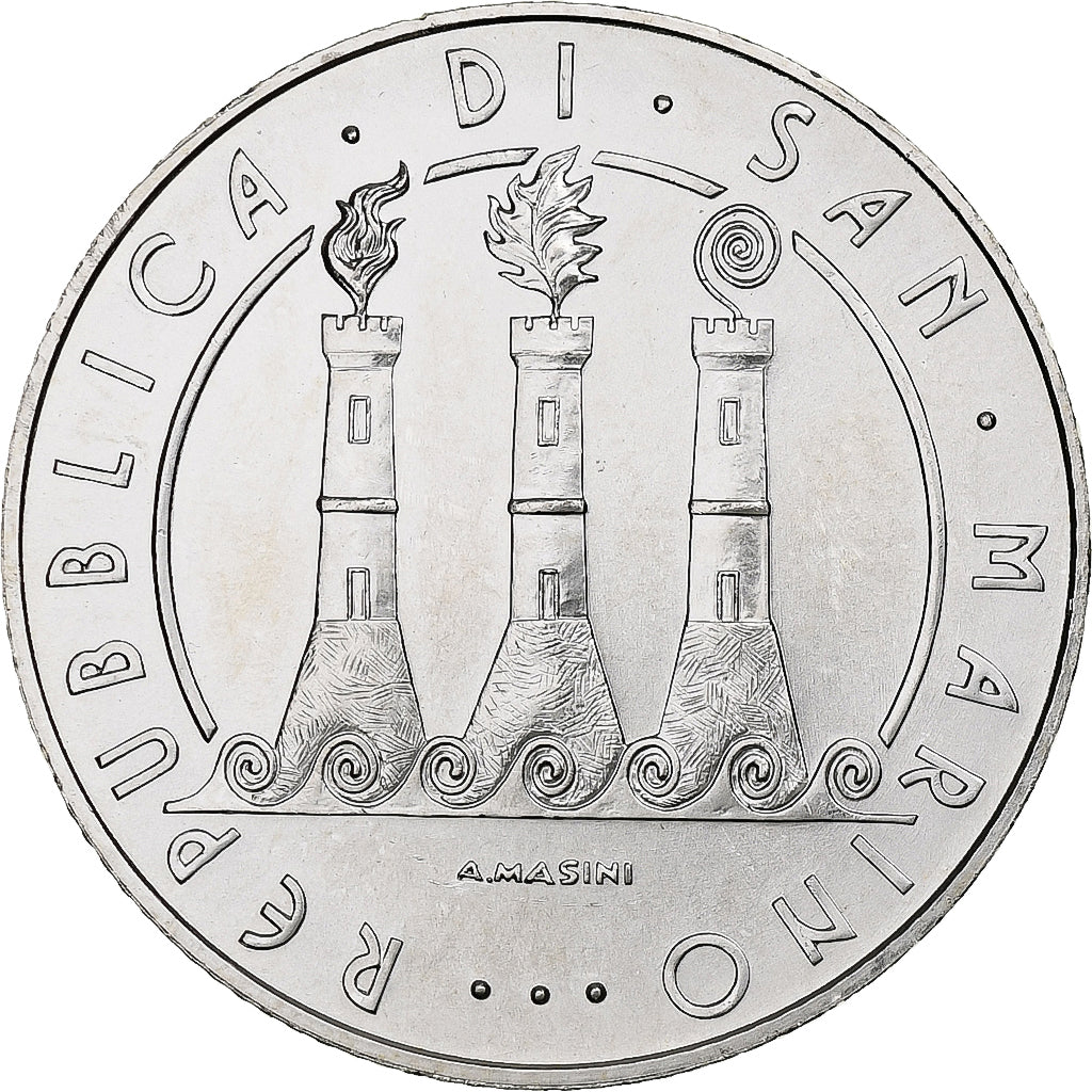 San Marino, 5 Euro, 2008, Rome, Silver, MS(65-70)