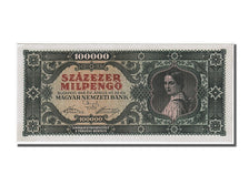Hungary, 100,000 Milpengö, 1946, KM #127, 1946-04-29, UNC(65-70), 084203