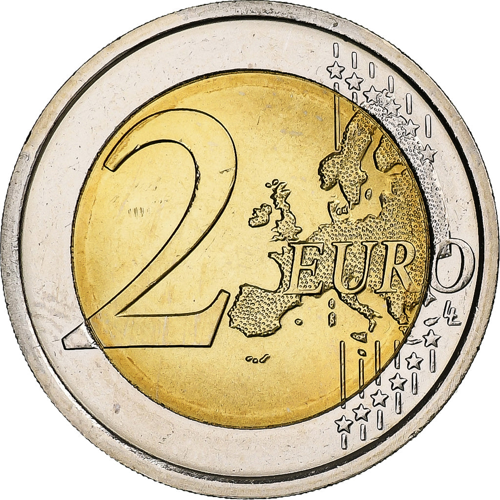 San Marino, 2 Euro, 2010, Rome, Bi-Metallic, MS(65-70), KM:494