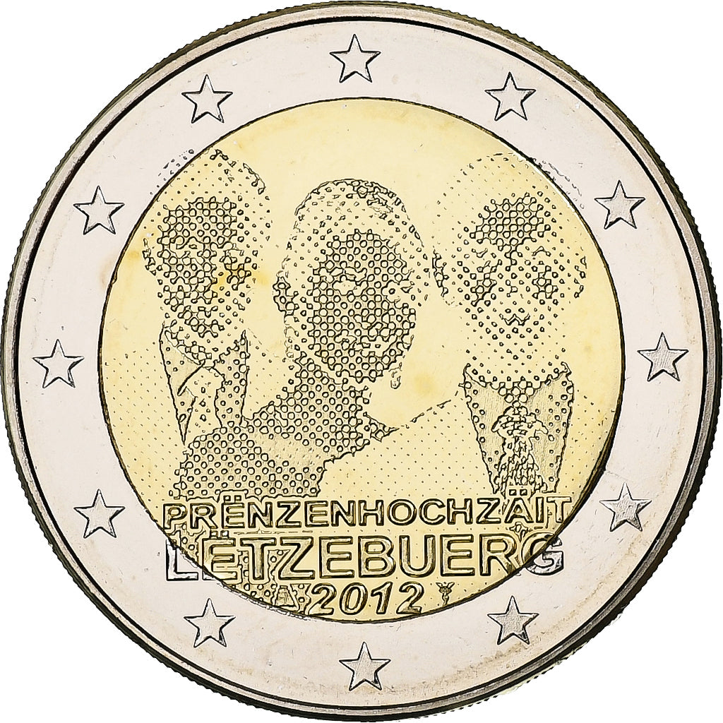 Luxembourg, 2 Euro, 2012, Bi-Metallic, MS(65-70), KM:120