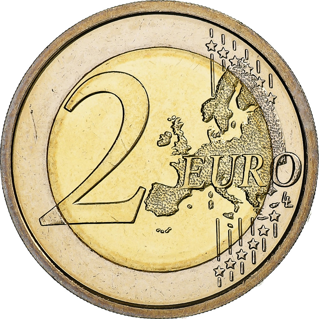 Italy, 2 Euro, 2008, Rome, Bi-Metallic, MS(65-70)
