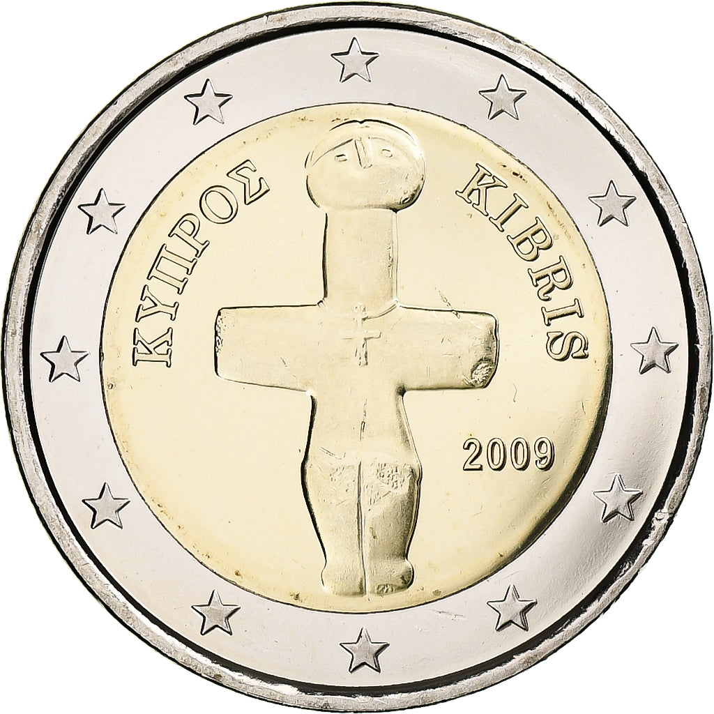 Cyprus, 2 Euro, 2008, Bi-Metallic, MS(65-70), KM:85