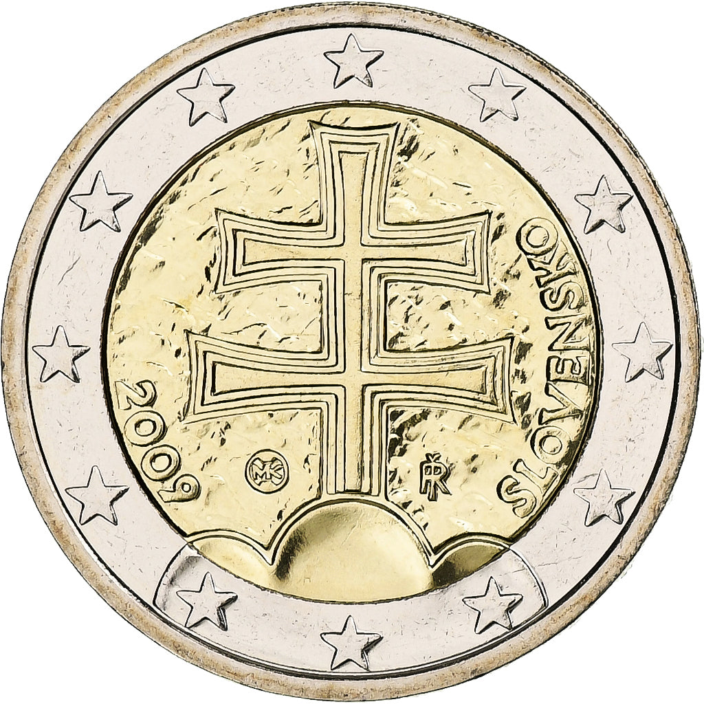 Slovakia, 2 Euro, 2009, Kremnica, Bi-Metallic, MS(65-70), KM:102