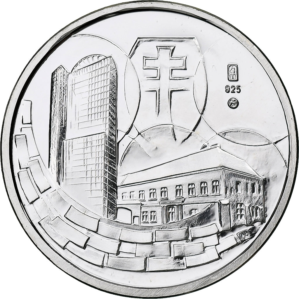 Eslovaquia, zeton, 2009, Plata, FDC