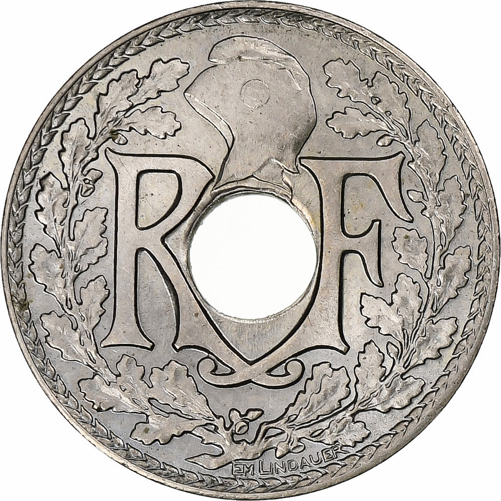Francia, 5 Centimes, Lindauer, 1933, Cobre - níquel, SC+, Gadoury:170, KM:875