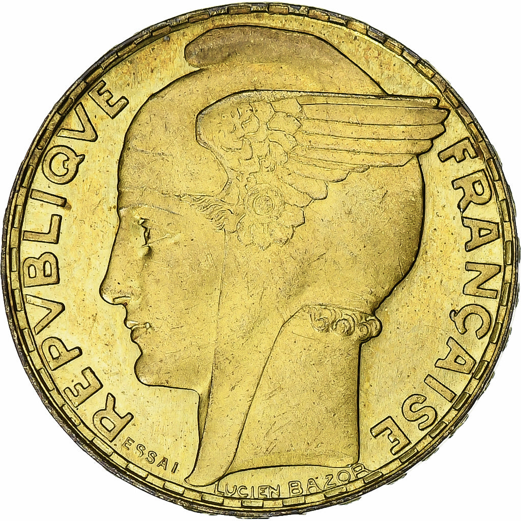 Francia, 100 Francs, Concours de Bazor, 1929, Paris, ESSAI, Alluminio-bronzo