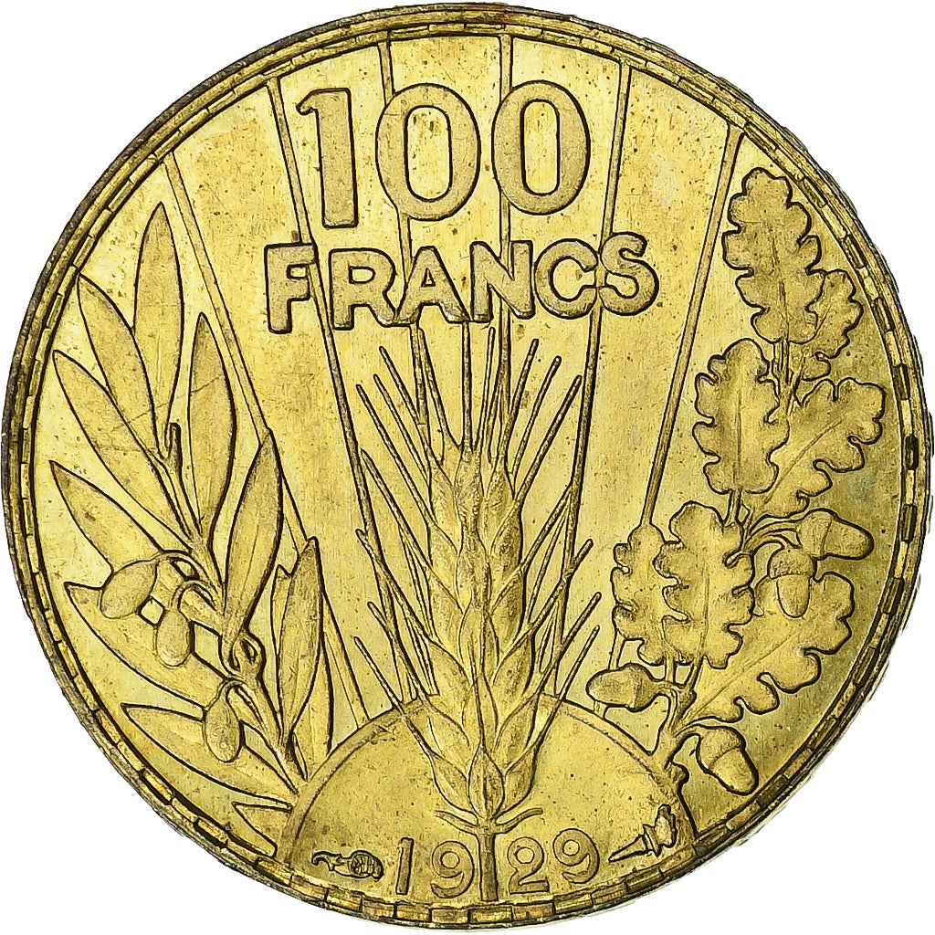 Francia, 100 Francs, Concours de Bazor, 1929, Paris, ESSAI, Alluminio-bronzo